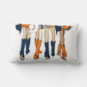 サザンゲームデイテールゲースタイリッシュト4人 ランバークッション (裏面)