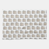 サザンココナッツつや消しレイヤケーキスライスデザート キッチンタオル (横)