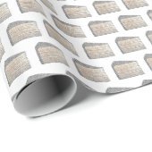 サザンココナッツつや消しレイヤケーキスライスデザート ラッピングペーパー (ロールコーナー)