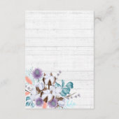 サザンコットンフローラ結婚の詳細/アクセス情報 エンクロージャーカード (裏面)