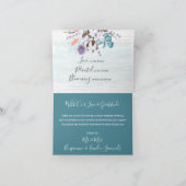 サザンコットンボール国の結婚式ありがとう カード (内部)