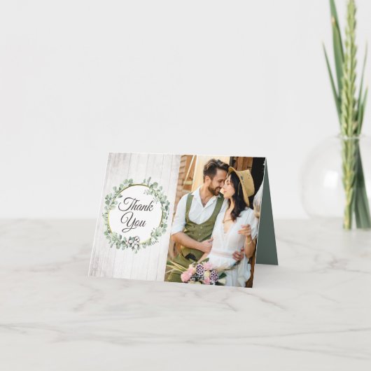 サザンコットンボール国の結婚式ありがとう カード (正面)