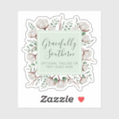 サザンコットン素朴ボルフラワーズブティックロゴ シール (シート)