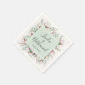 サザンコットン素朴&ウッドカントリーファーム結婚ズ スタンダードカクテルナプキン (角)