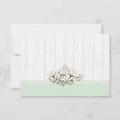 サザンコットン素朴&バーンウッドウェディングRSVP 出欠カード (裏面)