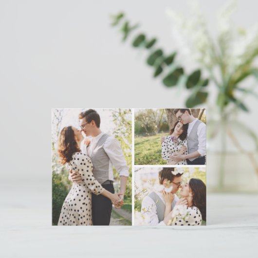 サザンコットン結婚の3枚の写真を保存 ポストカード (スタンド正面)