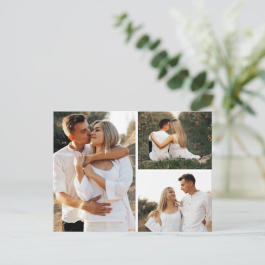 サザンコットン結婚の3枚の写真を保存 ポストカード (スタンド正面)