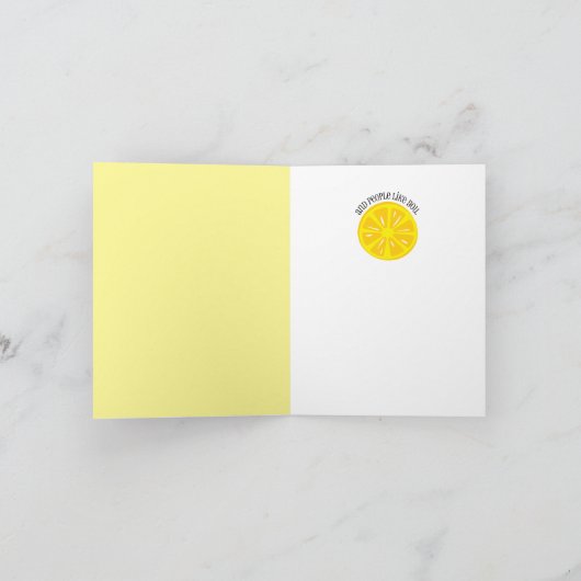 サザンサンシャインスイートティーレモンメイソンジャー サンキューカード (内部)