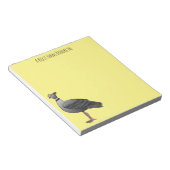 サザンスクリーマー鳥の漫画イラストレーション ノートパッド (アングル)