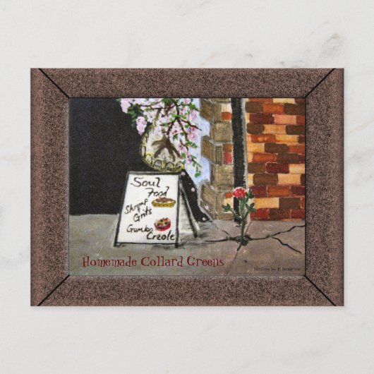 サザンスタイルソウルフード ポストカード (正面)
