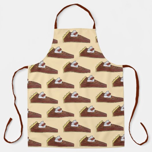 サザンスタイルペカンパイスライスアメリカンデザート エプロン (正面)