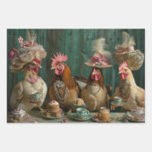 サザンチッフランスのクエンズティーパーティーの分離 ラッピングペーパーシート (正面2)