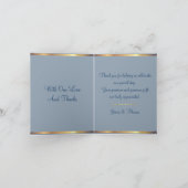 サザンチャーム ウェディング サンキューカード (内部)