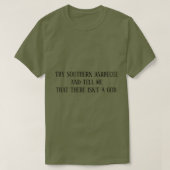 サザンバーベキューの試食を Tシャツ (デザイン正面)