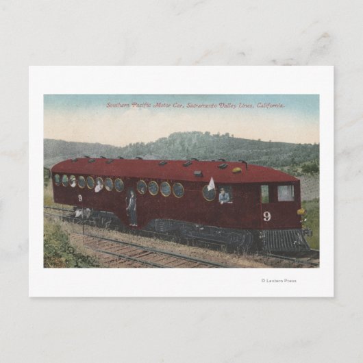 サザンパシフィック モーター カー ポストカード (正面)