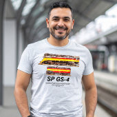 サザンパシフィックGS-4デイライト蒸気機関車 Tシャツ