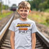 サザンパシフィックGS-4デイライト蒸気機関車 Tシャツ