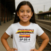 サザンパシフィックGS-4デイライト蒸気機関車 Tシャツ