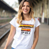 サザンパシフィックGS-4デイライト蒸気機関車 Tシャツ