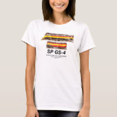 サザンパシフィックGS-4デイライト蒸気機関車 Tシャツ (正面)