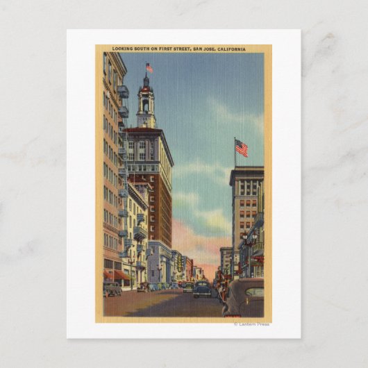 サザンビューオブファースト通り ポストカード (正面)