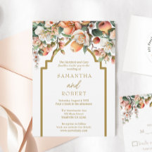 サザンピーチと金ゴールド結婚フローラ