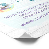 サザンフローラコットンムーン素朴&ウッドカントリー ポスター (角)