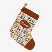 サザンフードデザートAmbrosia Hummingbirdケーキ スモールクリスマスストッキング (正面 (吊り時))