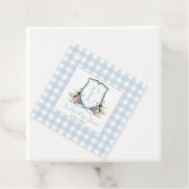 サザンブルー名門私立校風のボーイダック赤ちゃんシャワー フェイバータグ (インサイチュ)