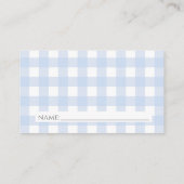 サザンブルー名門私立校風のボーイドッグおむつラッフルカード エンクロージャーカード (裏面)