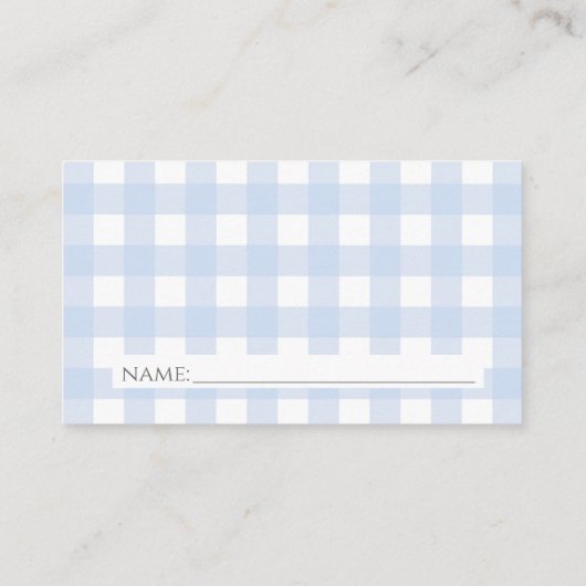 サザンブルー名門私立校風のボーイドッグおむつラッフルカード エンクロージャーカード (裏面)