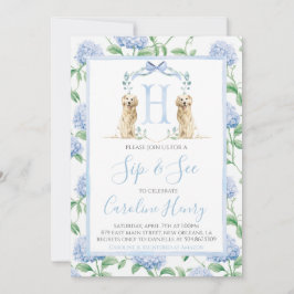 サザンブルー名門私立校風のボーイドッグシップ&参照 招待状