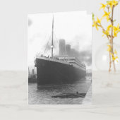 サザンプトン波止場でタイタニック カード (黄色い花)