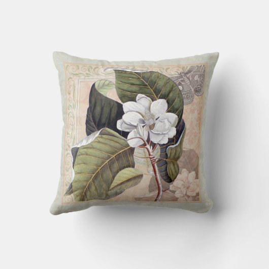 サザンベルエレガントマグノリアブロッサム クッション (裏面)