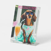 サザンベルダッシュント卓上標識 台座サイン (正面)