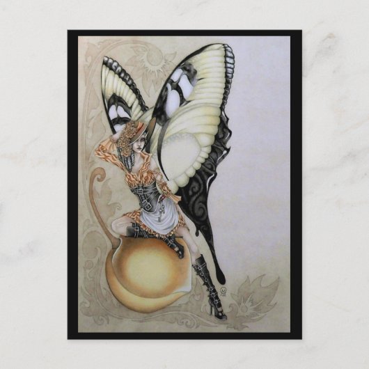サザンベルパンクアゲハチョウ ポストカード (正面)