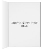 サザンベルヘッド花瓶ボンネットレディーグリーティングカード (内側 (右))