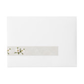 サザンベルマグノリア結婚ズ住所 シール ラップアラウンド宛名ラベル (正面)