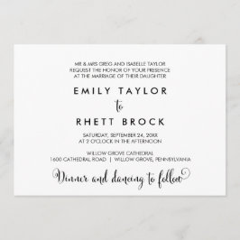 サザンベル書道フォーマル結婚の 招待状