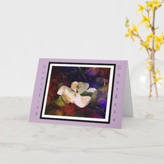 サザンベル誕生日 カード (黄色い花)