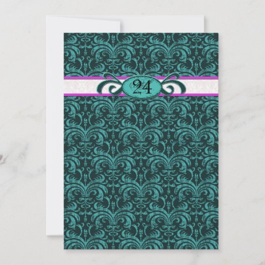 サザンベレス&ヴァンパイレステーマパーティーゴシック 招待状 (正面)