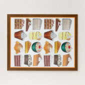 サザンベーカリーフードデザートUSAアメリカンサウス ジグソーパズル (横)