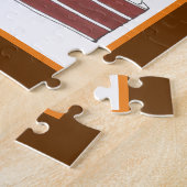 サザンベーカリーフードデザートUSAアメリカンサウス ジグソーパズル (側面)