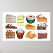 サザンベーカリーフードデザートUSAアメリカンサウス ポスター (正面)