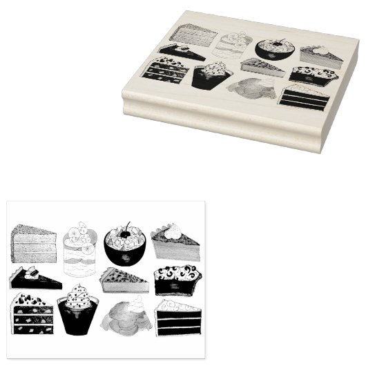 サザンベーカリーフードデザートUSAアメリカンサウス ラバースタンプ (押印)