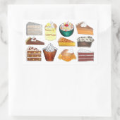 サザンベーカリーフードデザートUSAアメリカンサウス 長方形シール (バッグ)