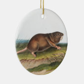 サザンポーチドラットシュリーモグライラストレーション セラミックオーナメント (右)