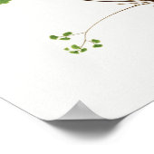 サザンマイデンヘアシダヴィンテージイラストレーション ポスター (角)