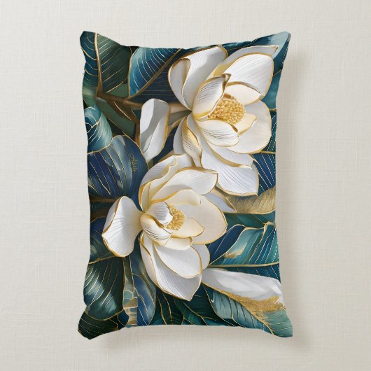 サザンマグノリアアート アクセントクッション (正面(垂直))