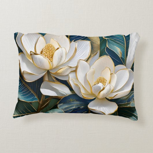 サザンマグノリアアート アクセントクッション (裏面)